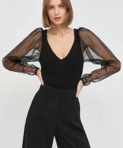 Γυναικεία Μπλούζες Κορμάκι Twinset μαύρο