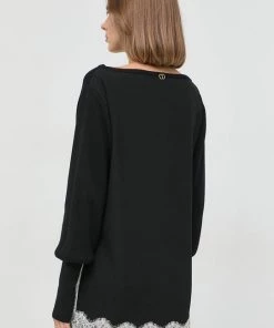 Γυναικεία Μπλούζες Μπλούζα από μείγμα μαλλιού Twinset χρώμα: μαύρο 9 Γυναικεία Μπλούζες Μπλούζα από μείγμα μαλλιού Twinset χρώμα: μαύρο -Twinset Κατάστημα unnamed file 603