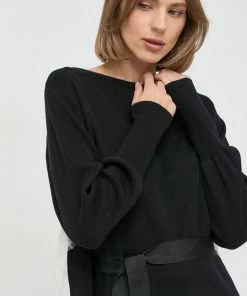 Γυναικεία Μπλούζες Μπλούζα από μείγμα μαλλιού Twinset χρώμα: μαύρο 10 Γυναικεία Μπλούζες Μπλούζα από μείγμα μαλλιού Twinset χρώμα: μαύρο -Twinset Κατάστημα unnamed file 604