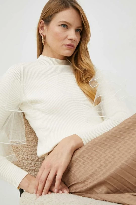 Γυναικεία Χωρίς φερμουάρ Πουλόβερ Twinset μπεζ, 6 Γυναικεία Χωρίς φερμουάρ Πουλόβερ Twinset μπεζ, - Image 4