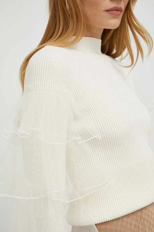 Γυναικεία Χωρίς φερμουάρ Πουλόβερ Twinset μπεζ, 7 Γυναικεία Χωρίς φερμουάρ Πουλόβερ Twinset μπεζ, - Image 5