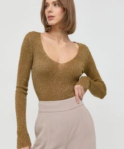 Γυναικεία Χωρίς φερμουάρ Πουλόβερ Twinset καφέ,