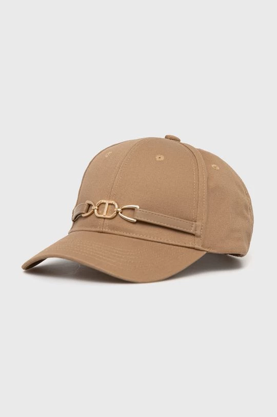 Γυναικεία Jockey Σκούφος με γείσο Twinset μπεζ 3 Γυναικεία Jockey Σκούφος με γείσο Twinset μπεζ