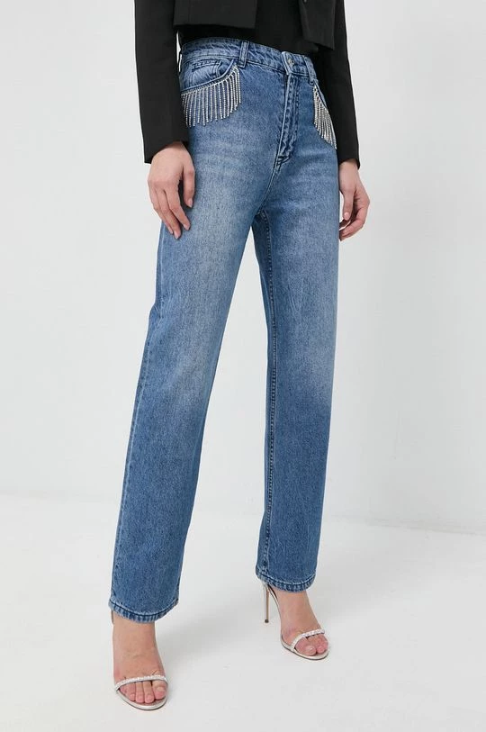 Γυναικεία Straight και Regular Τζιν παντελονι Twinset μπλε 3 Γυναικεία Straight και Regular Τζιν παντελονι Twinset μπλε