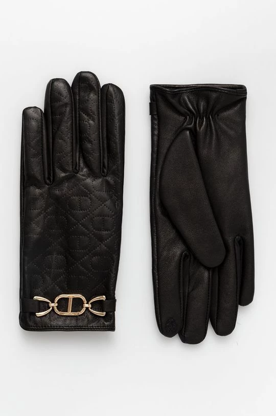 Γυναικεία Γάντια Δερμάτινα γάντια Twinset μαύρο 3 Γυναικεία Γάντια Δερμάτινα γάντια Twinset μαύρο