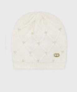 Γυναικεία Σκουφιά Καπέλο Twinset άσπρο,