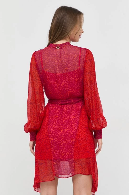 Γυναικεία Φορέματα Φόρεμα Twinset κόκκινο, 5 Γυναικεία Φορέματα Φόρεμα Twinset κόκκινο, - Image 3