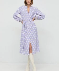 Γυναικεία Φορέματα Φόρεμα Twinset μοβ,