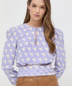 Γυναικεία Μπλούζες Μπλουζάκι Twinset μοβ