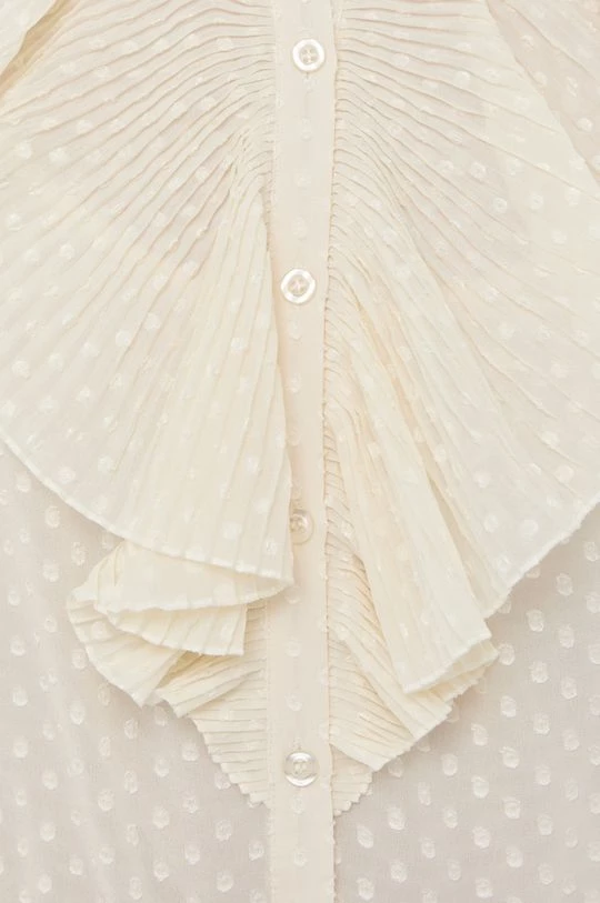 Γυναικεία Πουκάμισα Πουκάμισο Twinset μπεζ 4 Γυναικεία Πουκάμισα Πουκάμισο Twinset μπεζ - Image 2