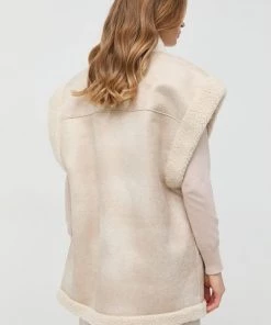 Γυναικεία Γιλέκα Αμάνικο μπουφάν Twinset μπεζ -Twinset Κατάστημα unnamed file 722