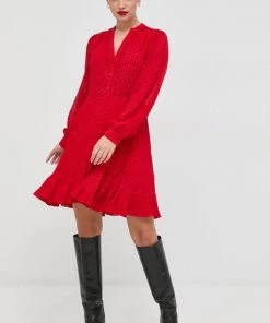Γυναικεία Φορέματα Φόρεμα Twinset κόκκινο,