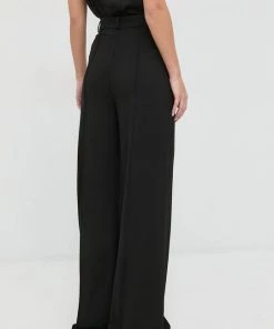 Γυναικεία Υφασμάτινα Παντελόνι Twinset μαύρο, -Twinset Κατάστημα unnamed file 734
