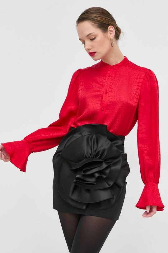 Γυναικεία Πουκάμισα Πουκάμισο Twinset κόκκινο, 6 Γυναικεία Πουκάμισα Πουκάμισο Twinset κόκκινο, - Image 4