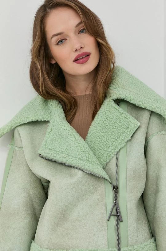 Γυναικεία Κοντά μπουφάν Μπουφάν Twinset τιρκουάζ, 6 Γυναικεία Κοντά μπουφάν Μπουφάν Twinset τιρκουάζ, - Image 4