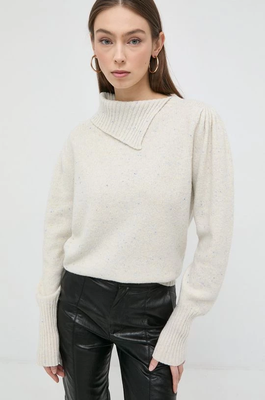 Γυναικεία Χωρίς φερμουάρ Μάλλινο πουλόβερ Twinset χρώμα: μπεζ, 6 Γυναικεία Χωρίς φερμουάρ Μάλλινο πουλόβερ Twinset χρώμα: μπεζ, - Image 4