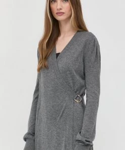 Γυναικεία Φορέματα Φόρεμα από μείγμα μαλλιού Twinset γκρι, 11 Γυναικεία Φορέματα Φόρεμα από μείγμα μαλλιού Twinset γκρι, -Twinset Κατάστημα unnamed file 835