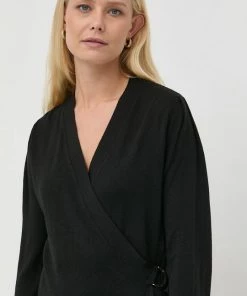 Γυναικεία Φορέματα Φόρεμα από μείγμα μαλλιού Twinset μαύρο, -Twinset Κατάστημα unnamed file 841