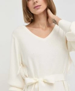 Γυναικεία Φορέματα Φόρεμα από μείγμα μαλλιού Twinset μπεζ, 10 Γυναικεία Φορέματα Φόρεμα από μείγμα μαλλιού Twinset μπεζ, -Twinset Κατάστημα unnamed file 87