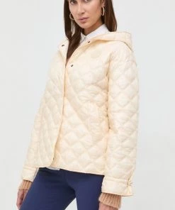 Γυναικεία Κοντά μπουφάν Μπουφάν Twinset μπεζ,