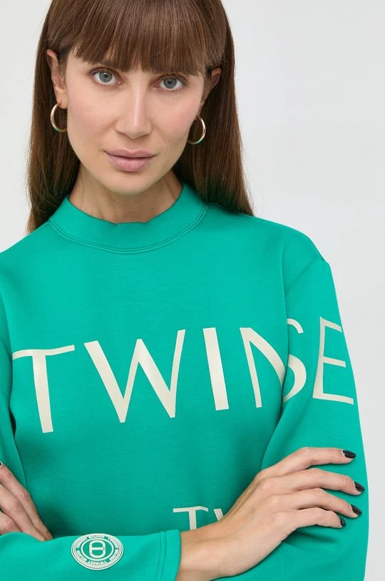 Γυναικεία Χωρίς φερμουάρ Μπλούζα Twinset τιρκουάζ, 6 Γυναικεία Χωρίς φερμουάρ Μπλούζα Twinset τιρκουάζ, - Image 4