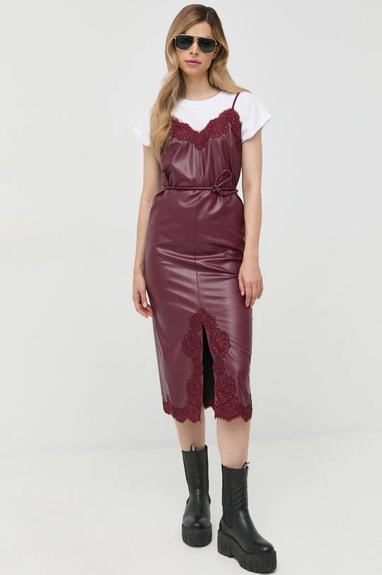 Γυναικεία Φορέματα Φόρεμα Twinset κάστανο 3 Γυναικεία Φορέματα Φόρεμα Twinset κάστανο