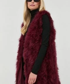 Γυναικεία Γιλέκα Αμάνικο μπουφάν Twinset κάστανο