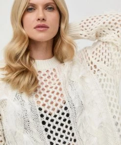 Γυναικεία Χωρίς φερμουάρ Πουλόβερ με προσθήκη μαλλιού Twinset χρώμα: μπεζ, 10 Γυναικεία Χωρίς φερμουάρ Πουλόβερ με προσθήκη μαλλιού Twinset χρώμα: μπεζ, -Twinset Κατάστημα unnamed file 957