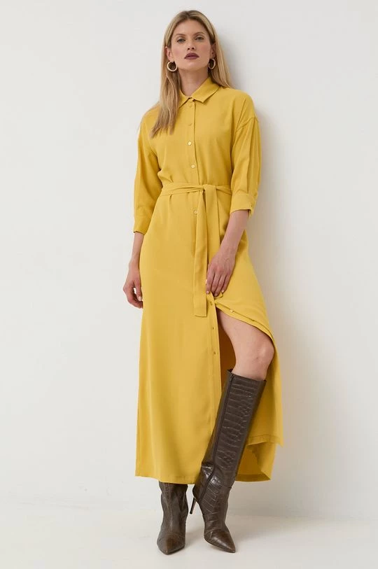 Γυναικεία Φορέματα Φόρεμα Twinset κίτρινο, 3 Γυναικεία Φορέματα Φόρεμα Twinset κίτρινο,