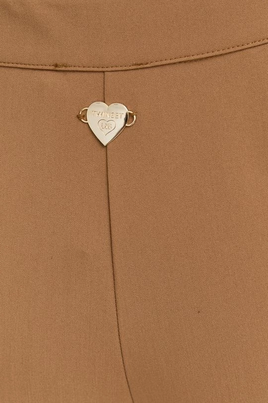 Γυναικεία Υφασμάτινα Παντελόνι Twinset μπεζ, 6 Γυναικεία Υφασμάτινα Παντελόνι Twinset μπεζ, - Image 4