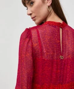 Γυναικεία Φορέματα Φόρεμα Twinset κόκκινο, -Twinset Κατάστημα unnamed file 990